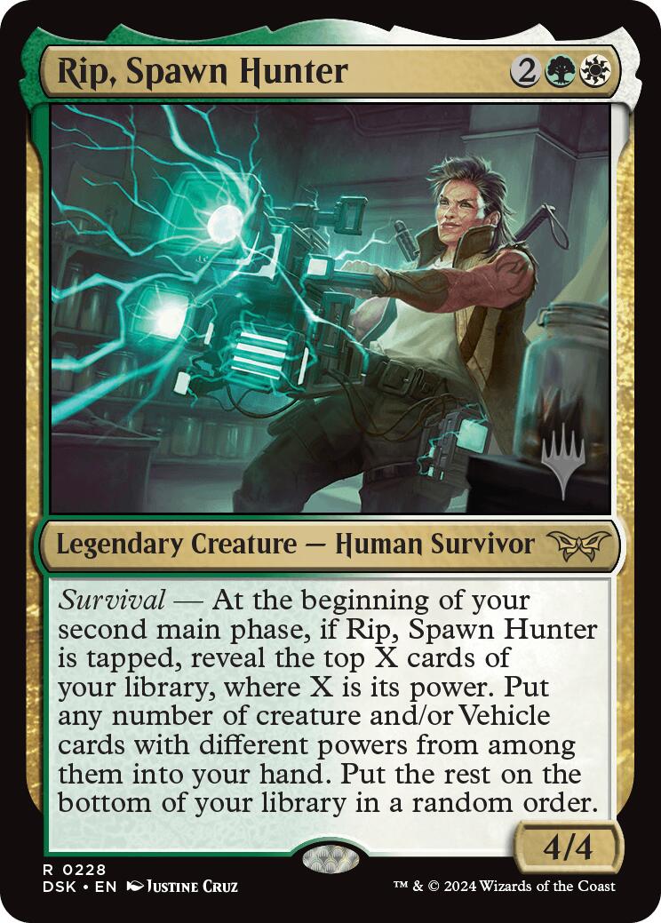 Rip, Spawn Hunter (Promo Pack) [Duskmourn: House of Horror Promos] MTG Single Magic: The Gathering | Red Claw Gaming