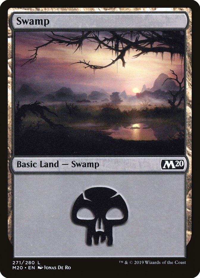 Swamp (271) [Core Set 2020] MTG Single Magic: The Gathering | Red Claw Gaming