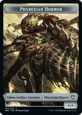 Servo // Phyrexian Horror Double-Sided Token [The Brothers' War Commander Tokens] MTG Single Magic: The Gathering | Red Claw Gaming