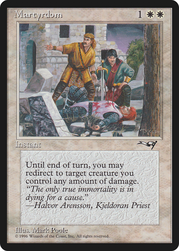 Martyrdom (Dead Man) [Alliances] MTG Single Magic: The Gathering | Red Claw Gaming