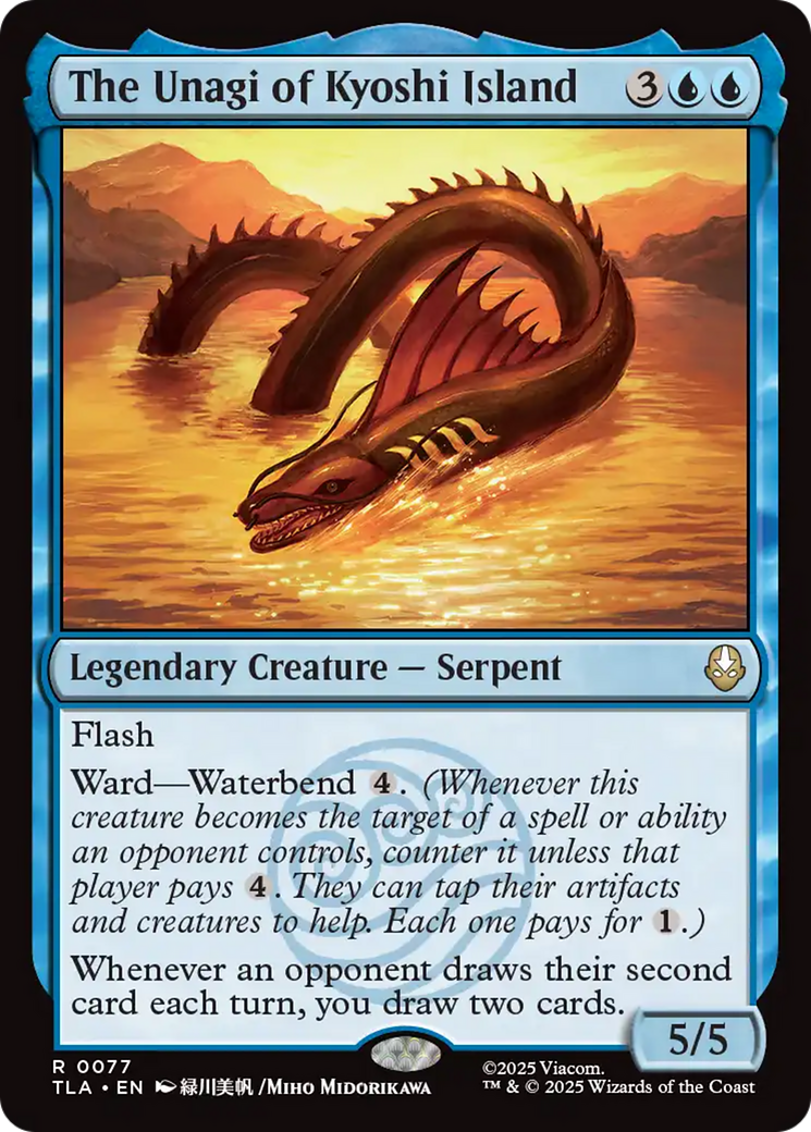 The Unagi of Kyoshi Island [Avatar: The Last Airbender] MTG Single Magic: The Gathering | Red Claw Gaming