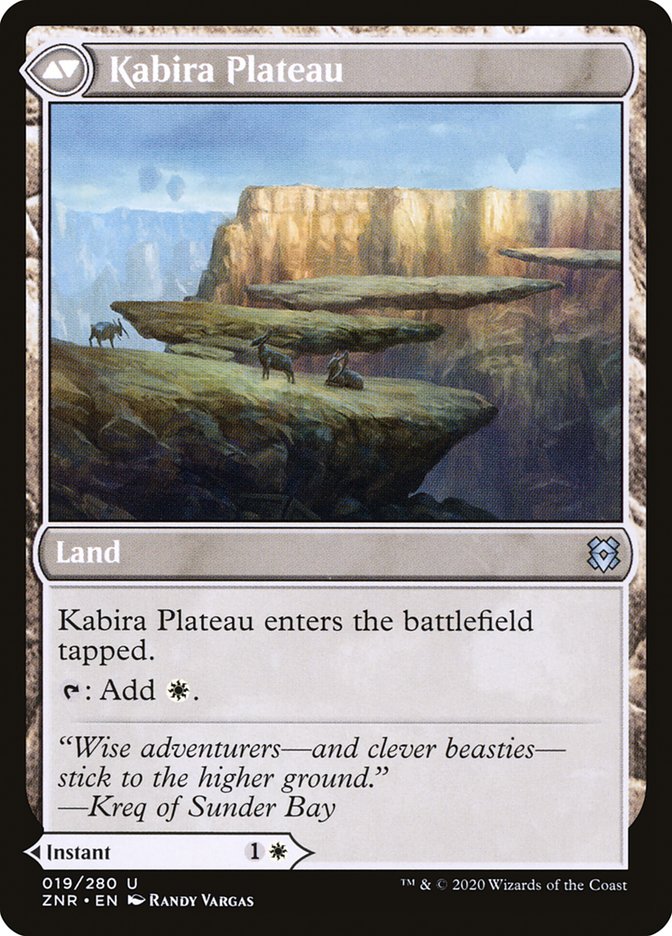 Kabira Takedown // Kabira Plateau [Zendikar Rising] MTG Single Magic: The Gathering | Red Claw Gaming