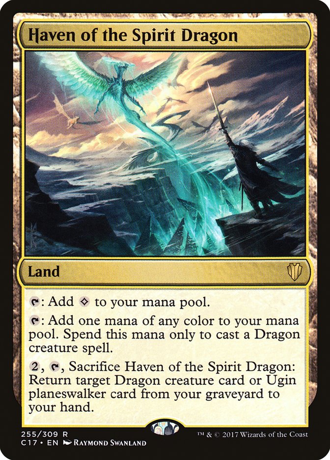 Haven of the Spirit Dragon [Commander 2017] MTG Single Magic: The Gathering | Red Claw Gaming