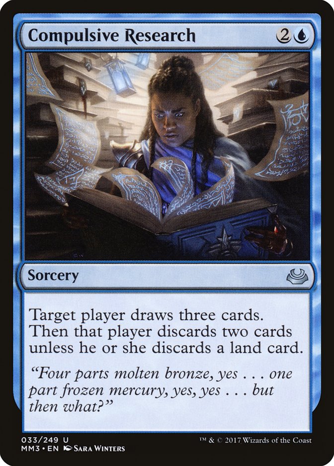 Compulsive Research [Modern Masters 2017] MTG Single Magic: The Gathering | Red Claw Gaming