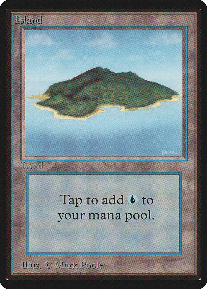 Island (292) [Beta Edition] MTG Single Magic: The Gathering | Red Claw Gaming