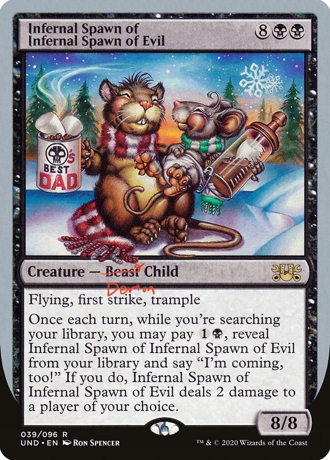 Infernal Spawn of Infernal Spawn of Evil [Unsanctioned] MTG Single Magic: The Gathering | Red Claw Gaming