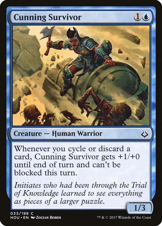 Cunning Survivor [Hour of Devastation] MTG Single Magic: The Gathering | Red Claw Gaming
