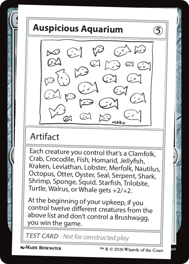 Auspicious Aquarium [Mystery Booster Playtest Cards] | Red Claw Gaming