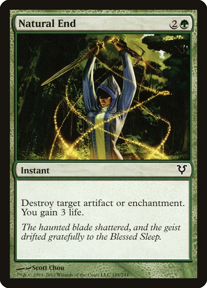 Natural End [Avacyn Restored] MTG Single Magic: The Gathering | Red Claw Gaming