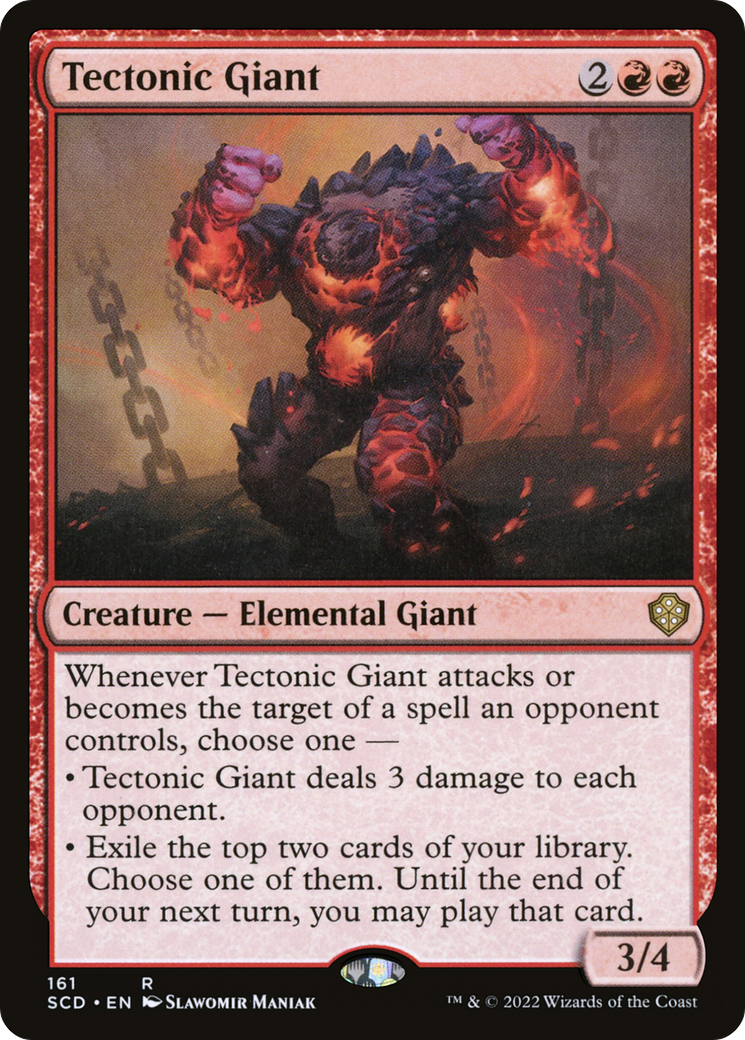 Tectonic Giant [Starter Commander Decks] MTG Single Magic: The Gathering | Red Claw Gaming