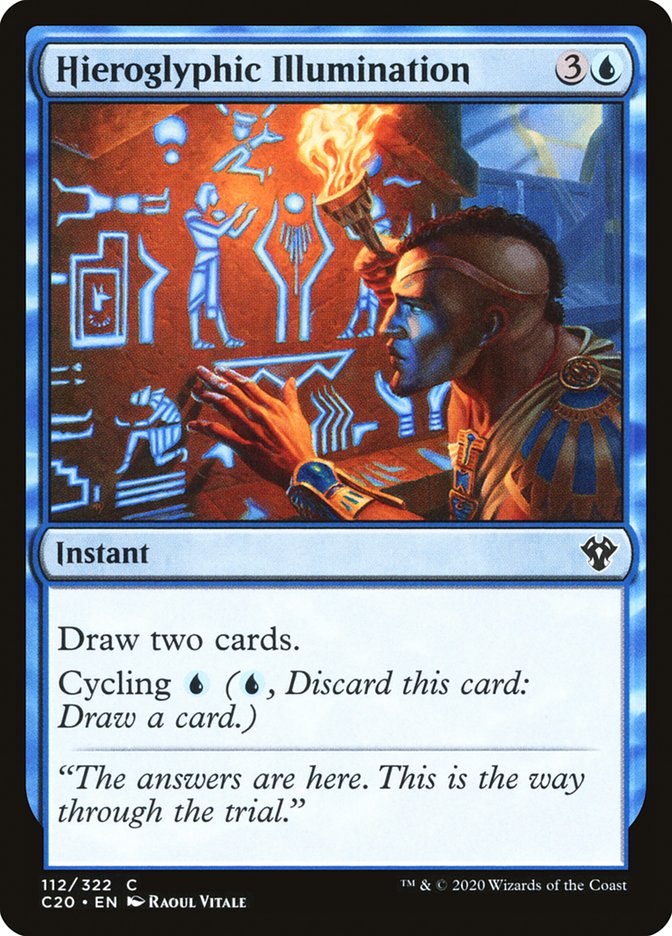 Hieroglyphic Illumination [Commander 2020] MTG Single Magic: The Gathering | Red Claw Gaming