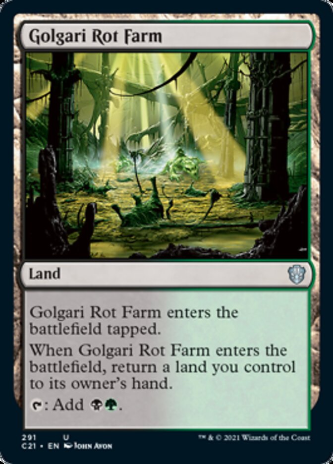Golgari Rot Farm [Commander 2021] MTG Single Magic: The Gathering | Red Claw Gaming
