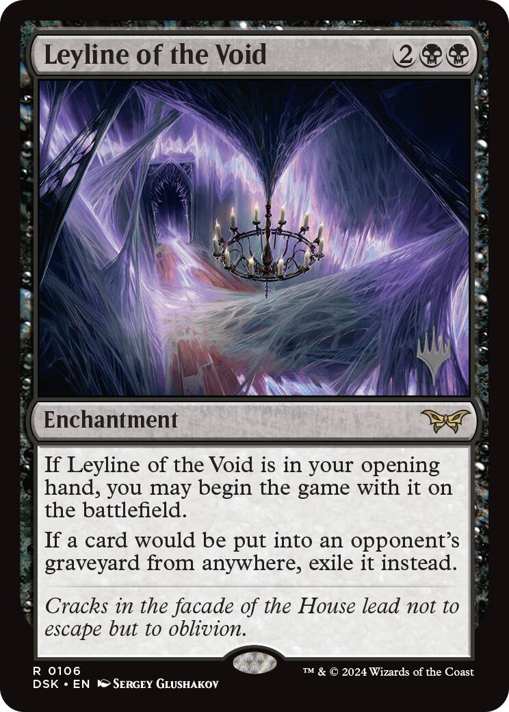 Leyline of the Void (Promo Pack) [Duskmourn: House of Horror Promos] MTG Single Magic: The Gathering | Red Claw Gaming