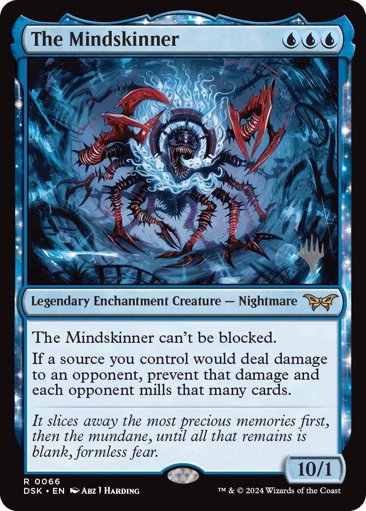 The Mindskinner (Promo Pack) [Duskmourn: House of Horror Promos] MTG Single Magic: The Gathering | Red Claw Gaming