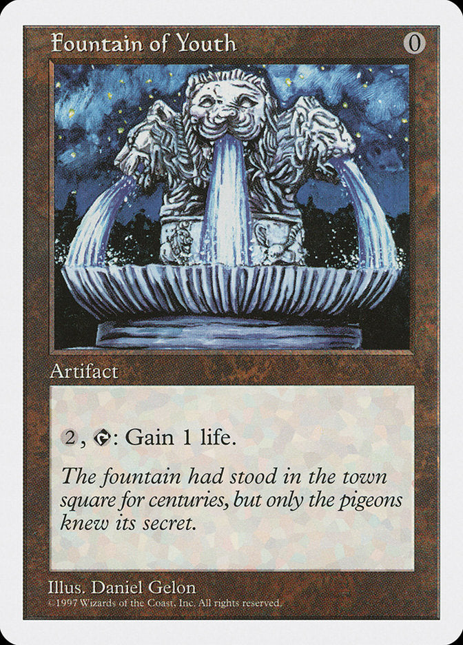 Fountain of Youth [Fifth Edition] MTG Single Magic: The Gathering | Red Claw Gaming