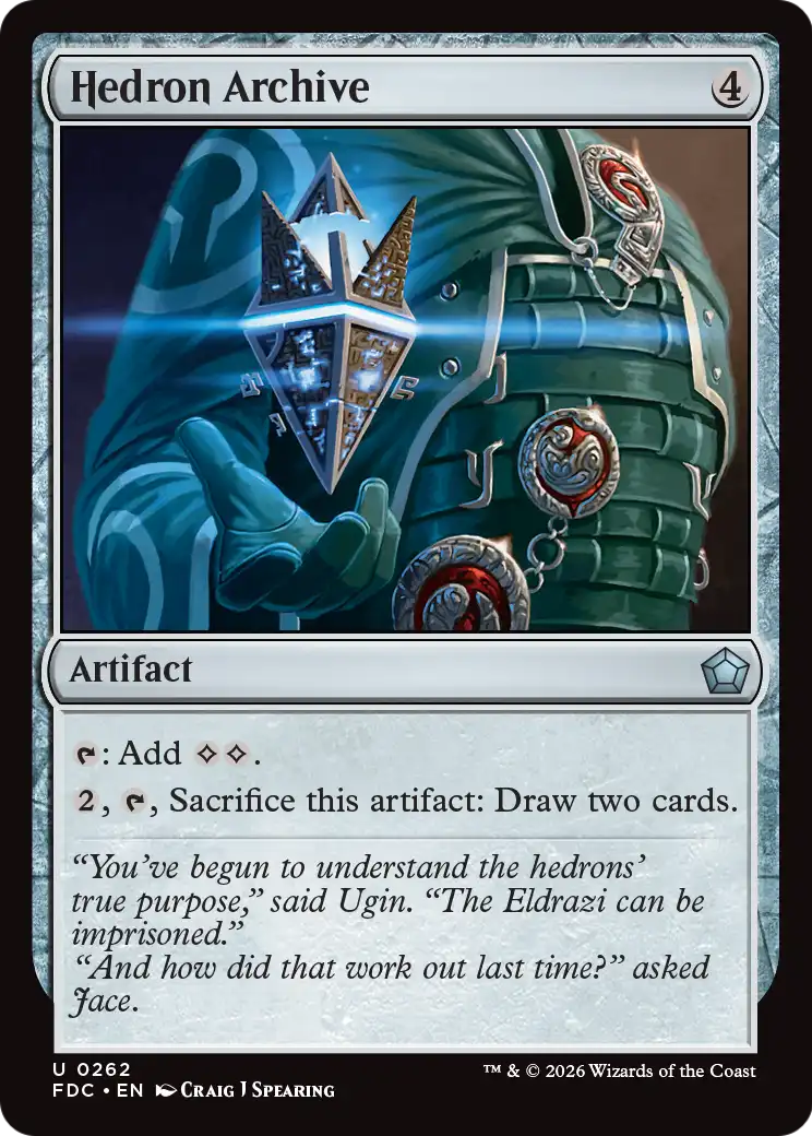 Hedron Archive [Foundations Commander] | Red Claw Gaming