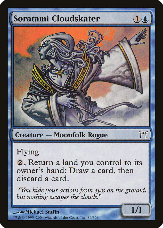 Soratami Cloudskater [Champions of Kamigawa] MTG Single Magic: The Gathering | Red Claw Gaming