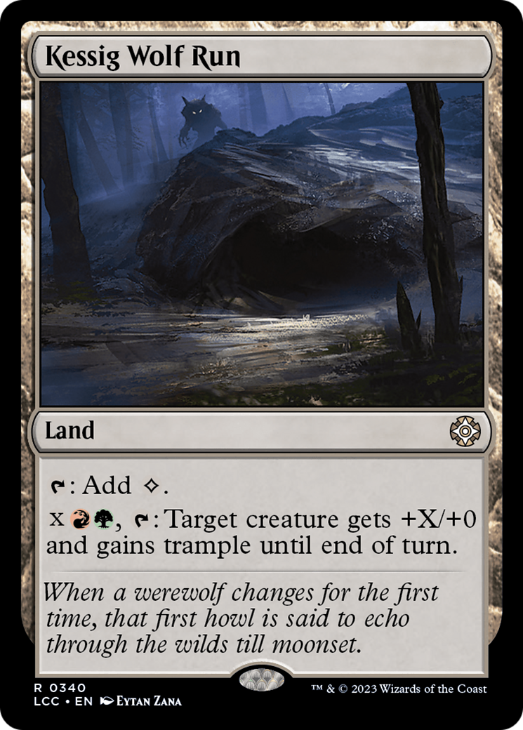 Kessig Wolf Run [The Lost Caverns of Ixalan Commander] MTG Single Magic: The Gathering | Red Claw Gaming