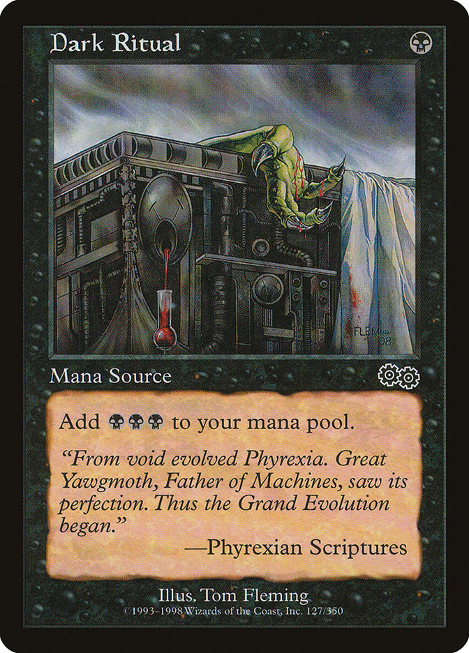 Dark Ritual [Urza's Saga] MTG Single Magic: The Gathering | Red Claw Gaming