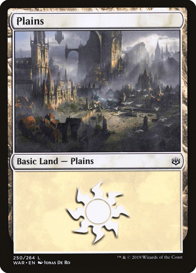 Plains (250) [War of the Spark] MTG Single Magic: The Gathering | Red Claw Gaming