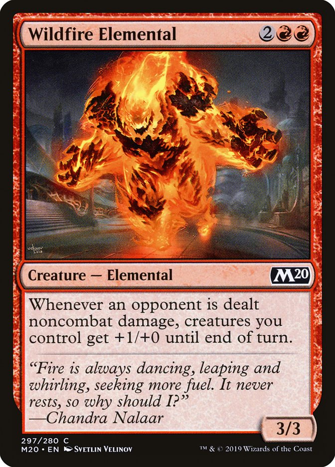 Wildfire Elemental [Core Set 2020] MTG Single Magic: The Gathering | Red Claw Gaming