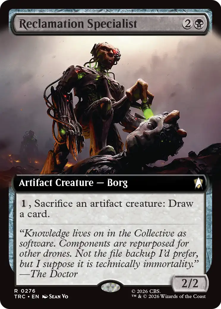 Reclamation Specialist (Extended Art) [Star Trek Commander] MTG Single Magic: The Gathering | Red Claw Gaming