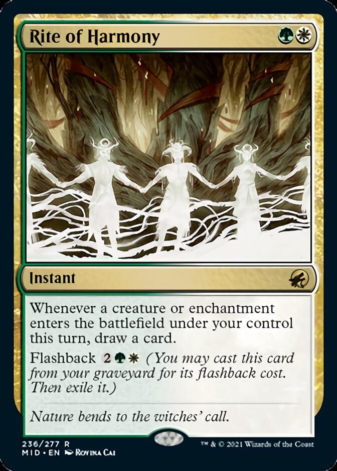 Rite of Harmony [Innistrad: Midnight Hunt] MTG Single Magic: The Gathering | Red Claw Gaming