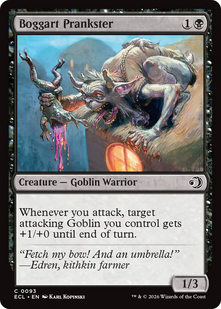 Boggart Prankster [Lorwyn Eclipsed] MTG Single Magic: The Gathering | Red Claw Gaming