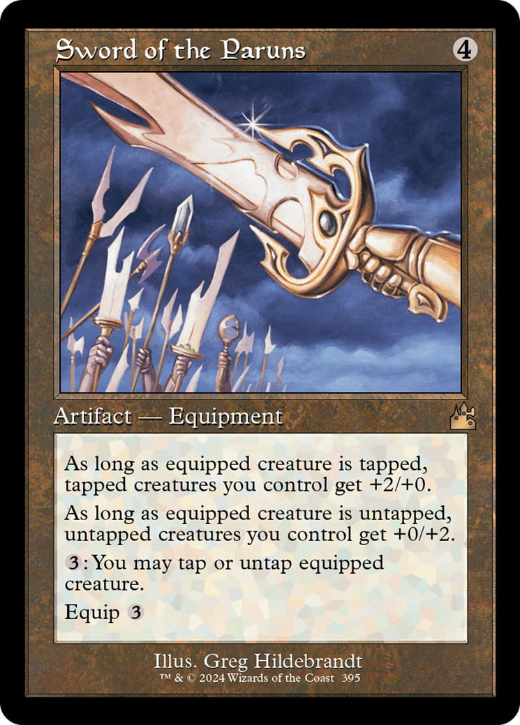 Sword of the Paruns (Retro Frame) [Ravnica Remastered] MTG Single Magic: The Gathering | Red Claw Gaming