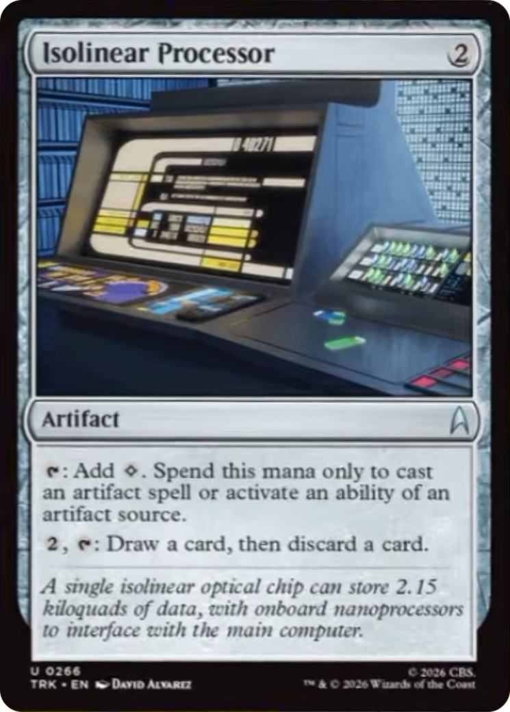 Isolinear Processor [Star Trek] MTG Single Magic: The Gathering | Red Claw Gaming