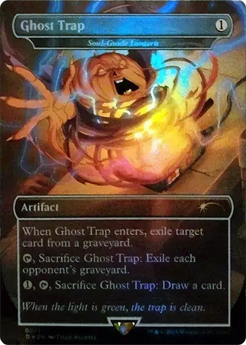 Ghost Trap - Soul-Guide Lantern (Rainbow Foil) [Secret Lair Drop Series] MTG Single Magic: The Gathering | Red Claw Gaming