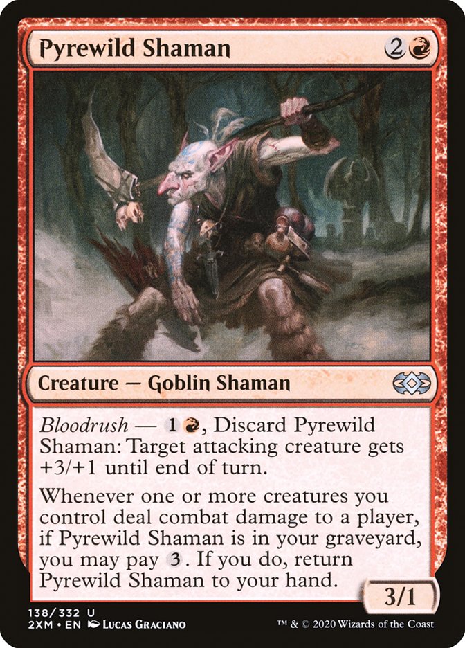Pyrewild Shaman [Double Masters] MTG Single Magic: The Gathering | Red Claw Gaming
