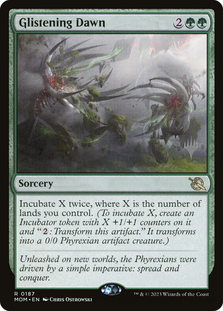 Glistening Dawn (Promo Pack) [March of the Machine Promos] MTG Single Magic: The Gathering | Red Claw Gaming