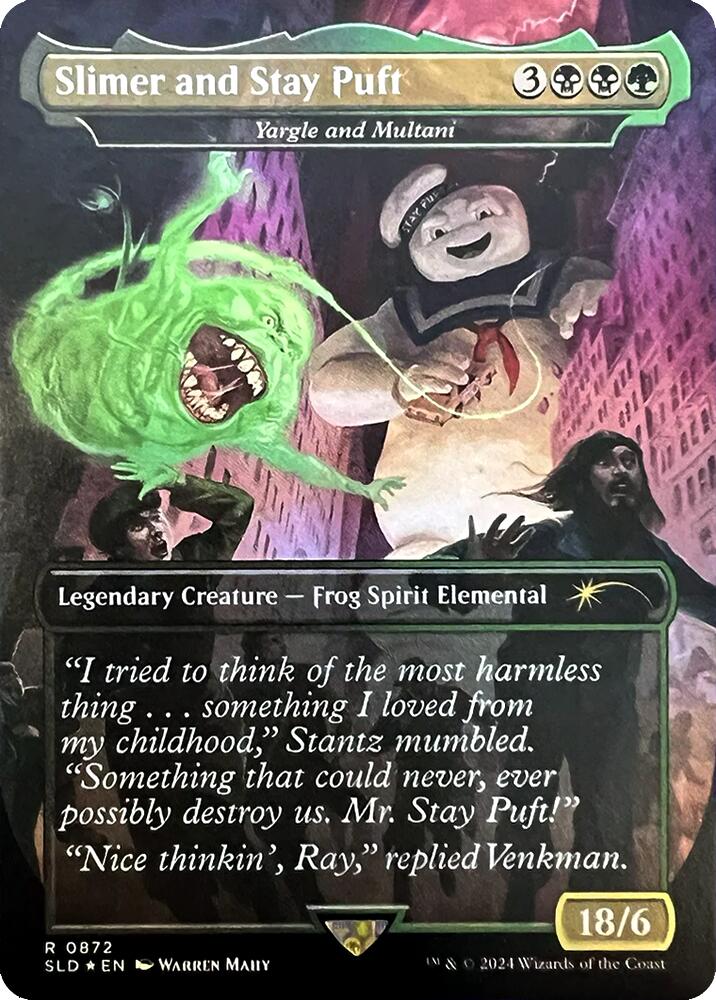 Slimer and Stay Puft - Yargle and Multani [Secret Lair Drop Series] MTG Single Magic: The Gathering | Red Claw Gaming
