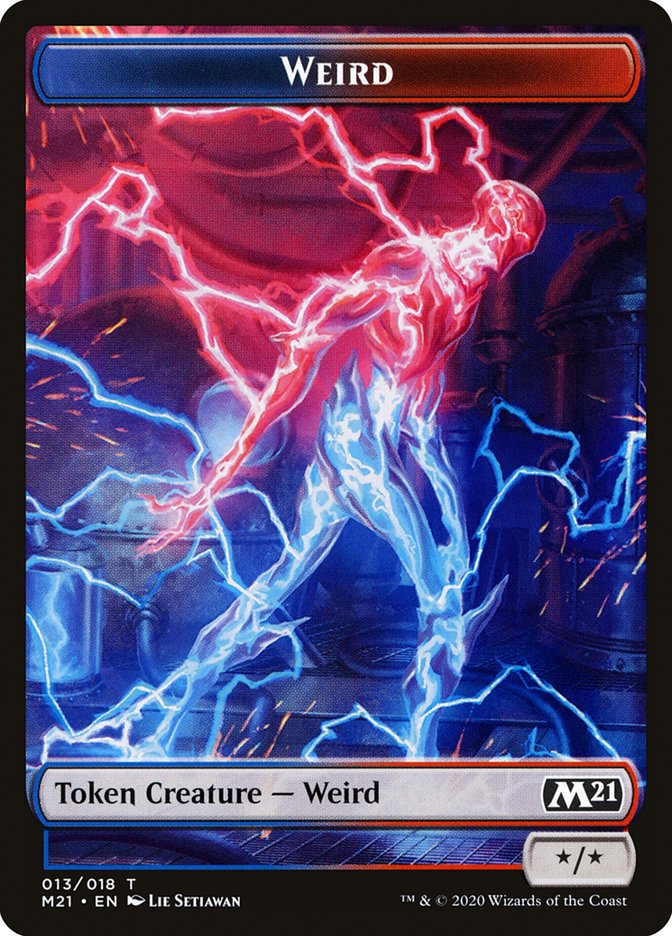 Weird Token [Core Set 2021 Tokens] MTG Single Magic: The Gathering | Red Claw Gaming