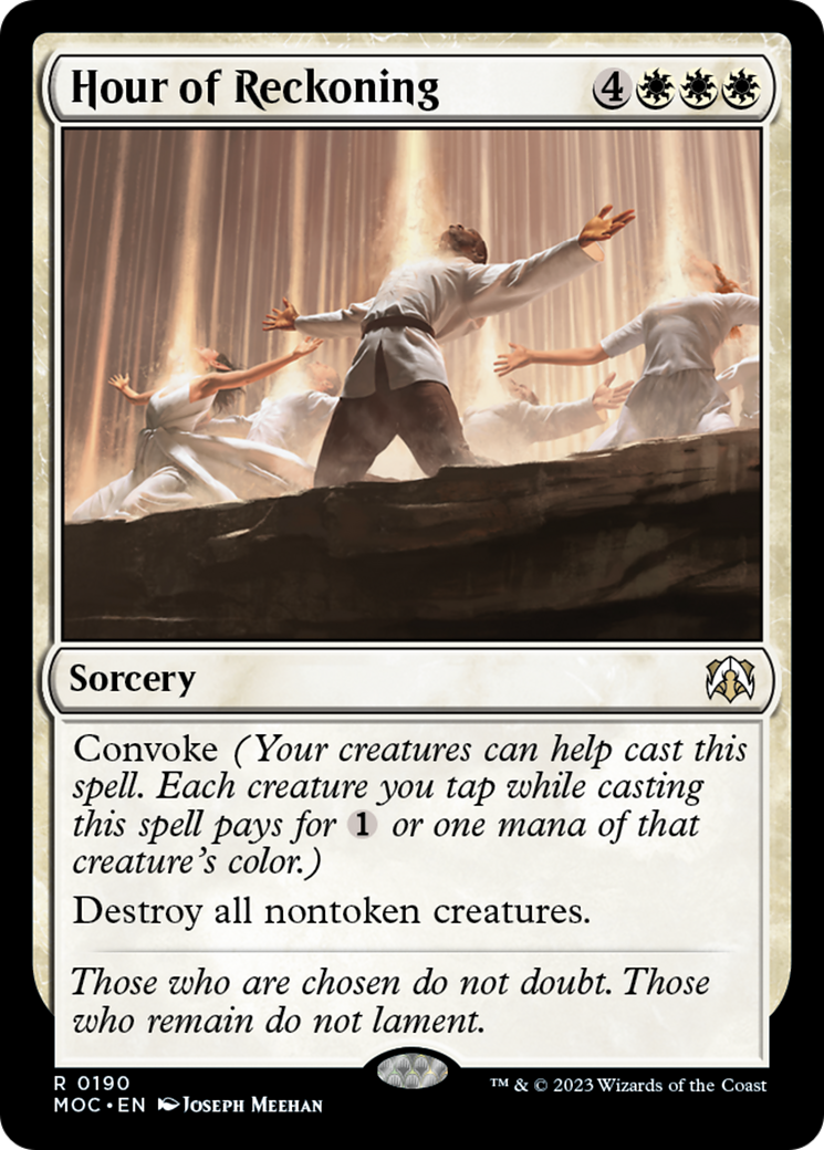 Hour of Reckoning [March of the Machine Commander] MTG Single Magic: The Gathering | Red Claw Gaming