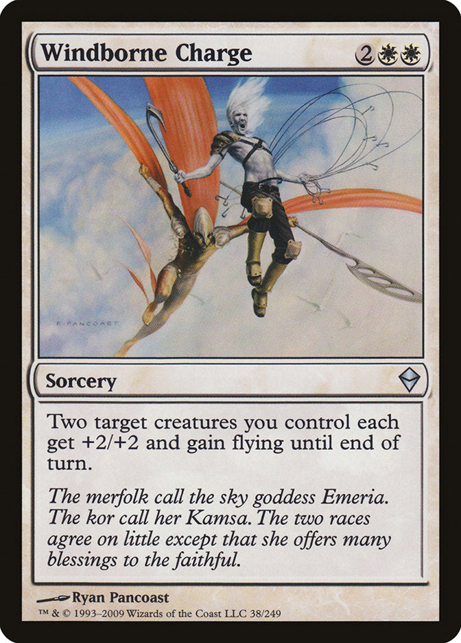 Windborne Charge [Zendikar] MTG Single Magic: The Gathering | Red Claw Gaming