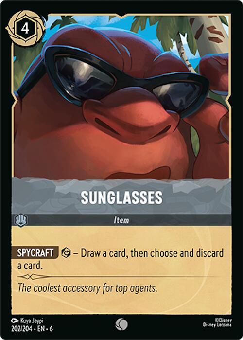 Sunglasses (202/204) [Azurite Sea] Lorcana Single Disney | Red Claw Gaming