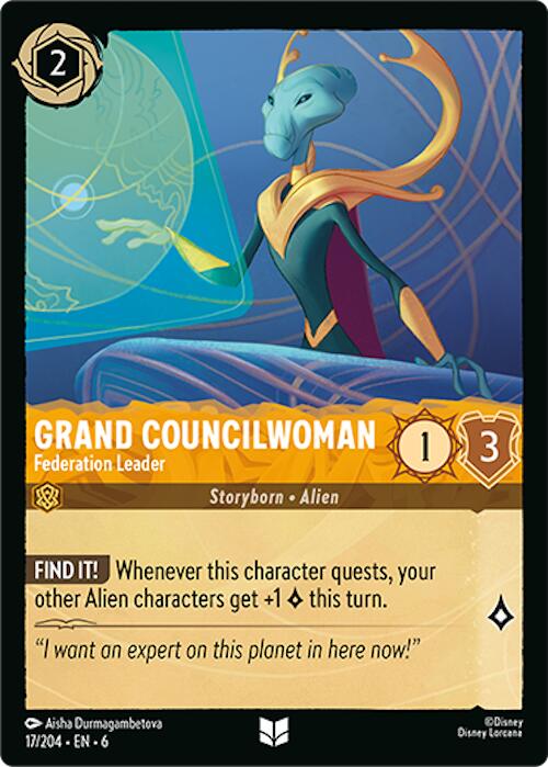 Grand Councilwoman - Federation Leader (17/204) [Azurite Sea] Lorcana Single Disney | Red Claw Gaming