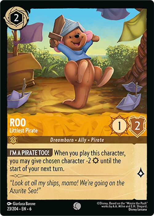 Roo - Littlest Pirate (23/204) [Azurite Sea] Lorcana Single Disney | Red Claw Gaming