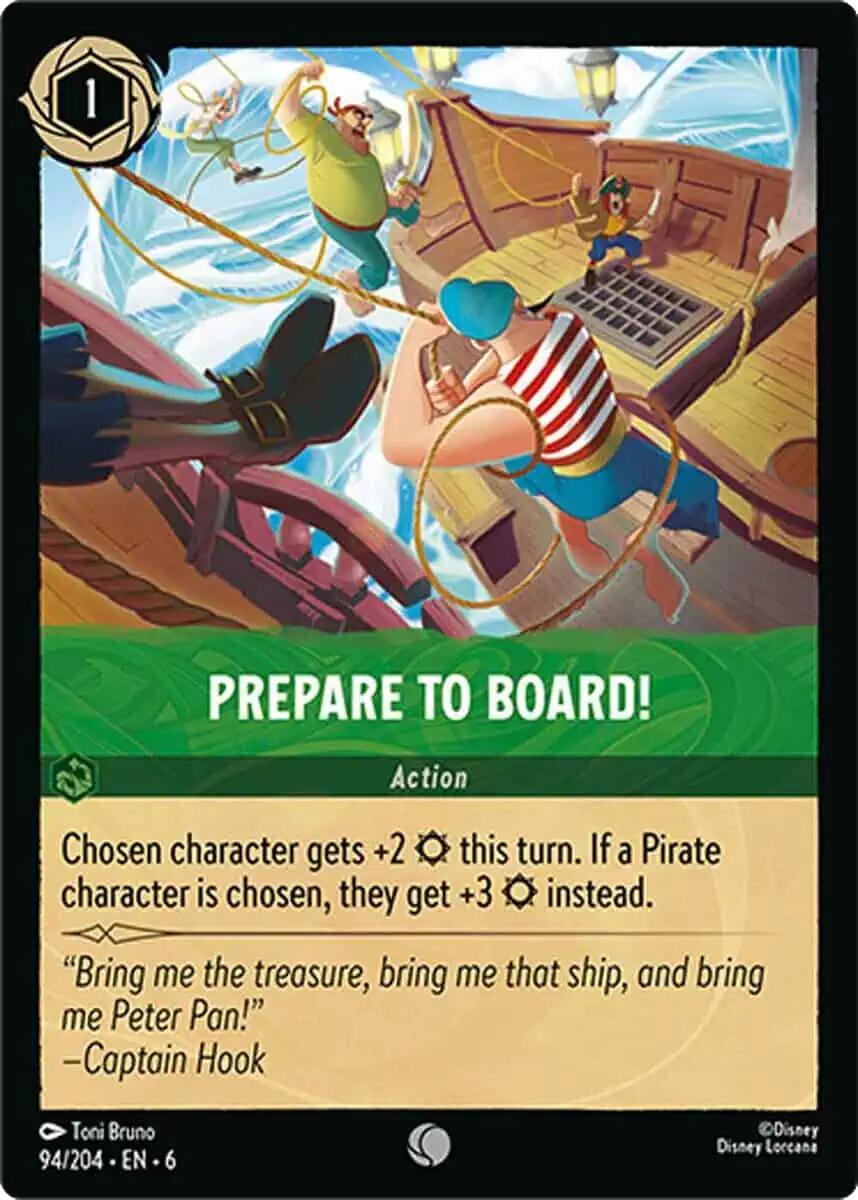 Prepare to Board! (94/204) [Azurite Sea] Lorcana Single Disney | Red Claw Gaming