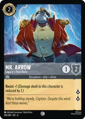 Mr. Arrow - Legacy's First Mate (182/204) [Azurite Sea] Lorcana Single Disney | Red Claw Gaming