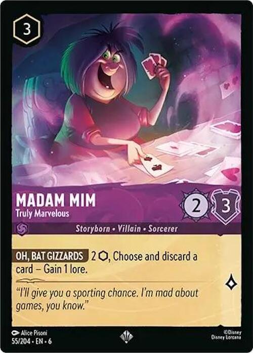 Madam Mim - Truly Marvelous (55/204) [Azurite Sea] Lorcana Single Disney | Red Claw Gaming