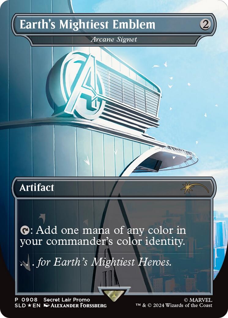 Earth's Mightiest Emblem - Arcane Signet [Secret Lair Drop Series] MTG Single Magic: The Gathering | Red Claw Gaming