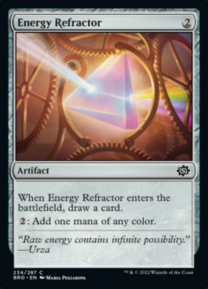 Energy Refractor [The Brothers' War] MTG Single Magic: The Gathering | Red Claw Gaming