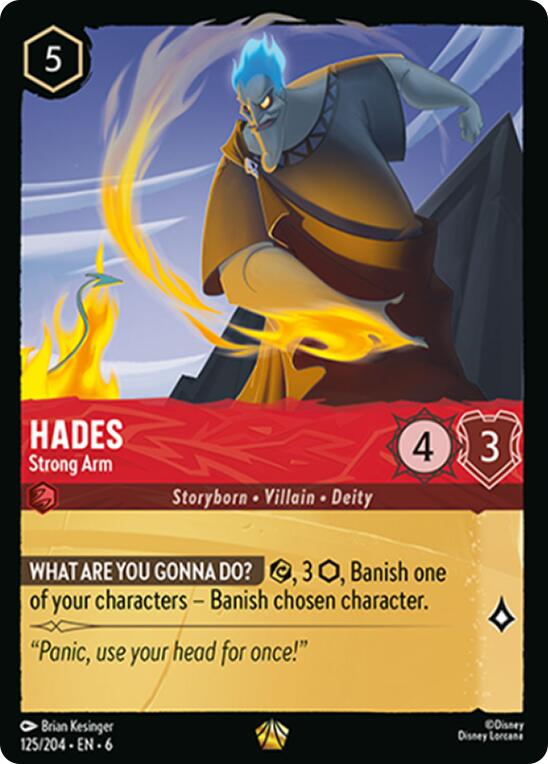 Hades - Strong Arm (125/204) [Azurite Sea] Lorcana Single Disney | Red Claw Gaming