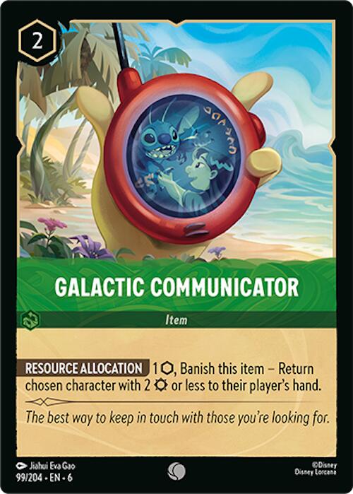 Galactic Communicator (99/204) [Azurite Sea] Lorcana Single Disney | Red Claw Gaming