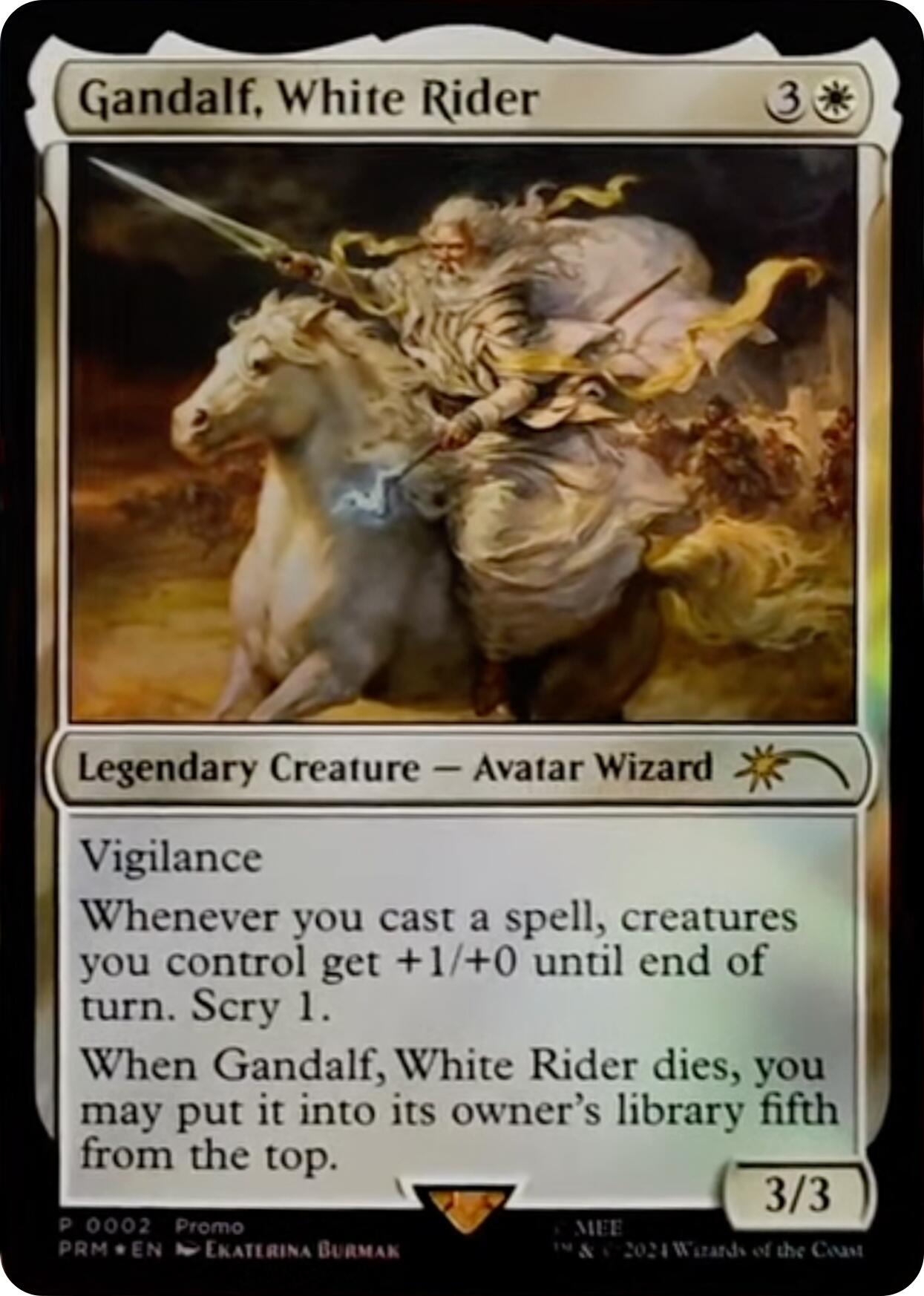 Gandalf, White Rider [Resale Promos] MTG Single Magic: The Gathering    | Red Claw Gaming