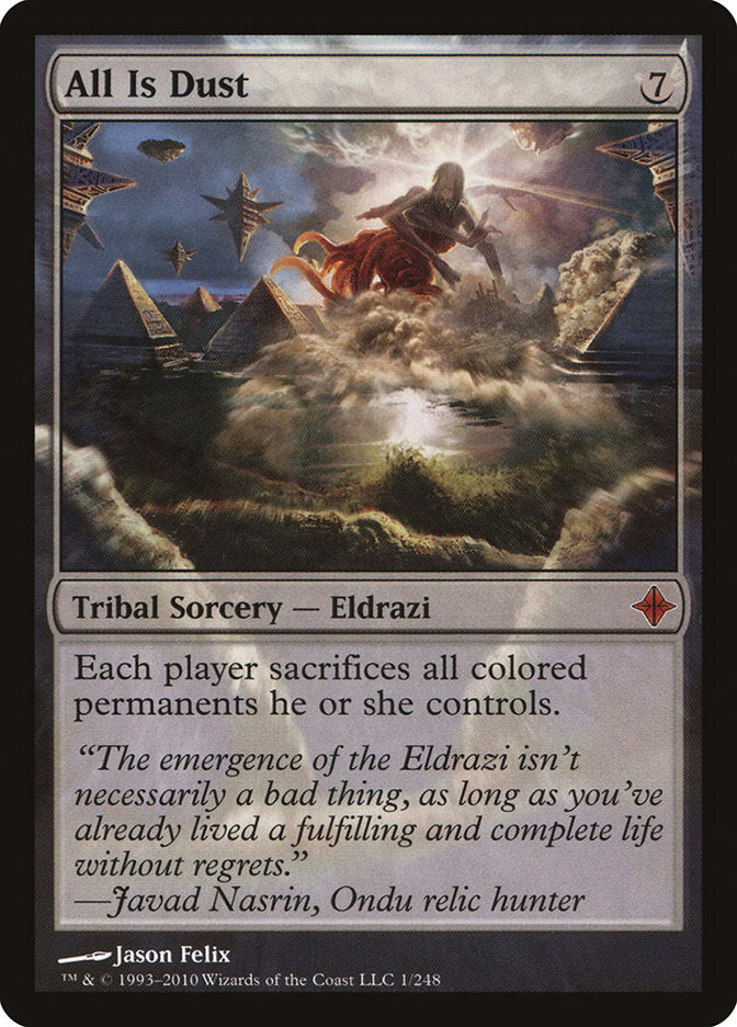 All Is Dust [Rise of the Eldrazi] MTG Single Magic: The Gathering | Red Claw Gaming