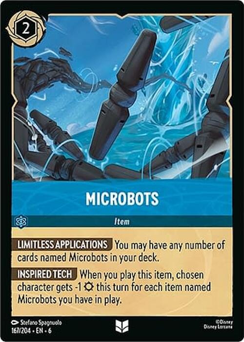 Microbots (167/204) [Azurite Sea] Lorcana Single Disney | Red Claw Gaming